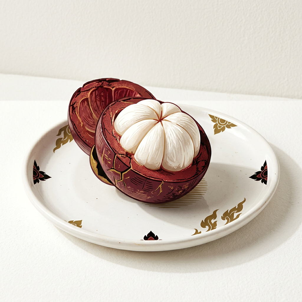 Mangosteen — Thai traditional color in context