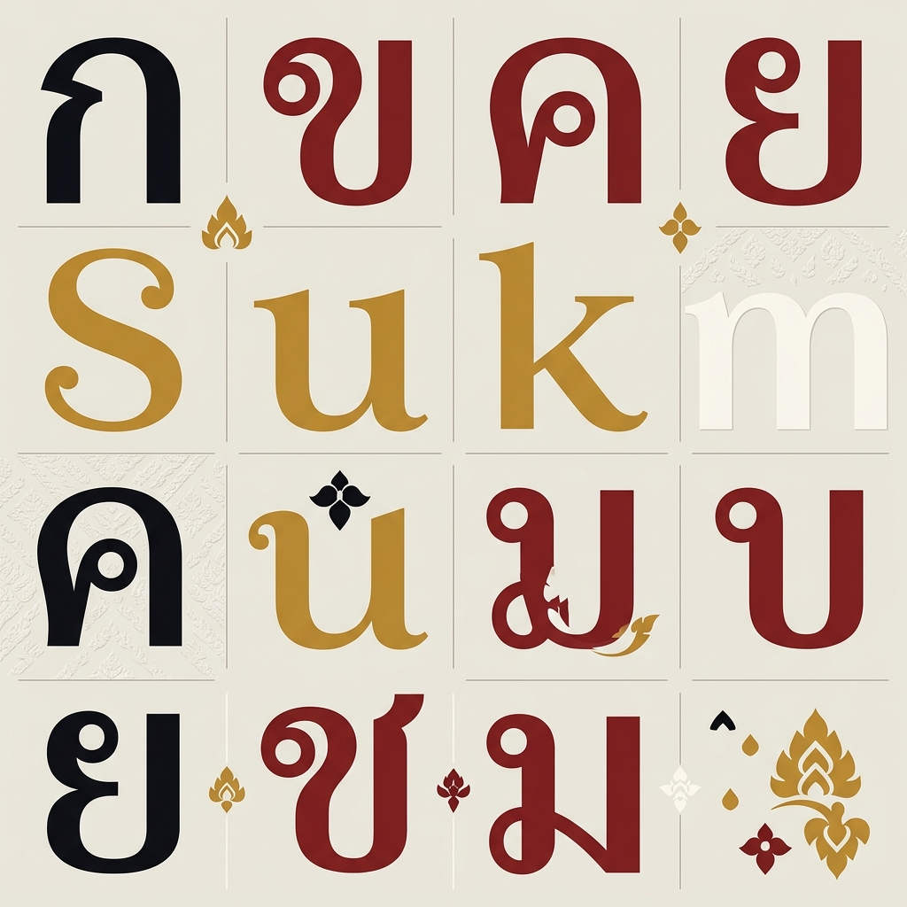 Sukhumvit Set specimen showing Thai and Latin characters