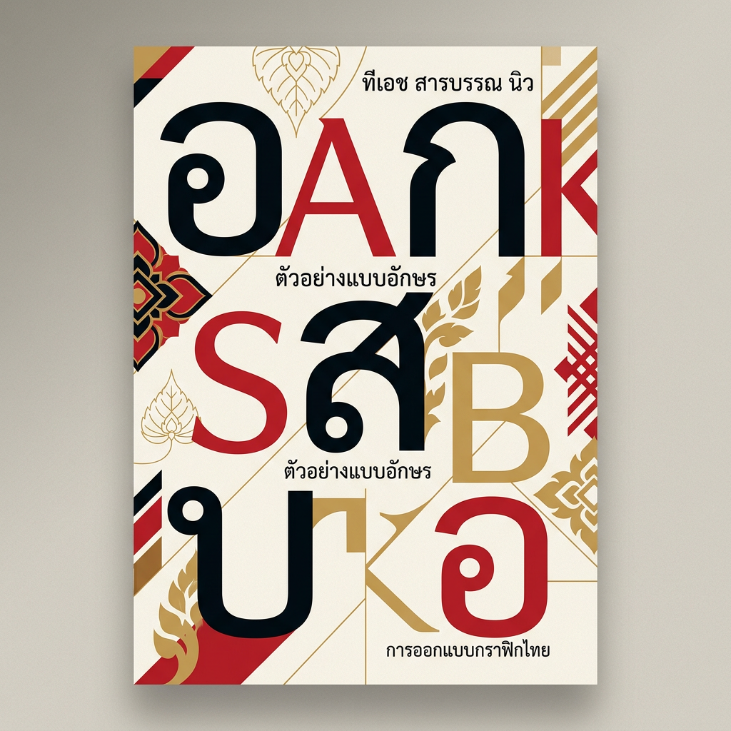 TH Sarabun New specimen showing Thai and Latin characters